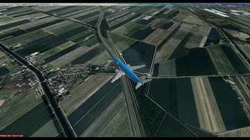 Approach in FSX with FS Earth Tiles Scenery