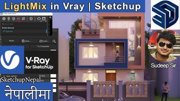 Light Mix Feature in Vray-5 | Vray Nepali Tutorial