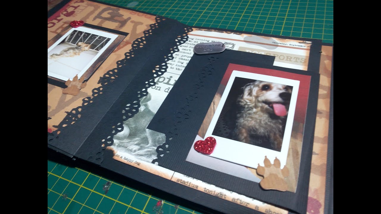 MINI ÁLBUM MY DOGS PARTE 2 scrapbooking tiendas