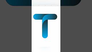 T logo Design. #logo #logodesign #corel
