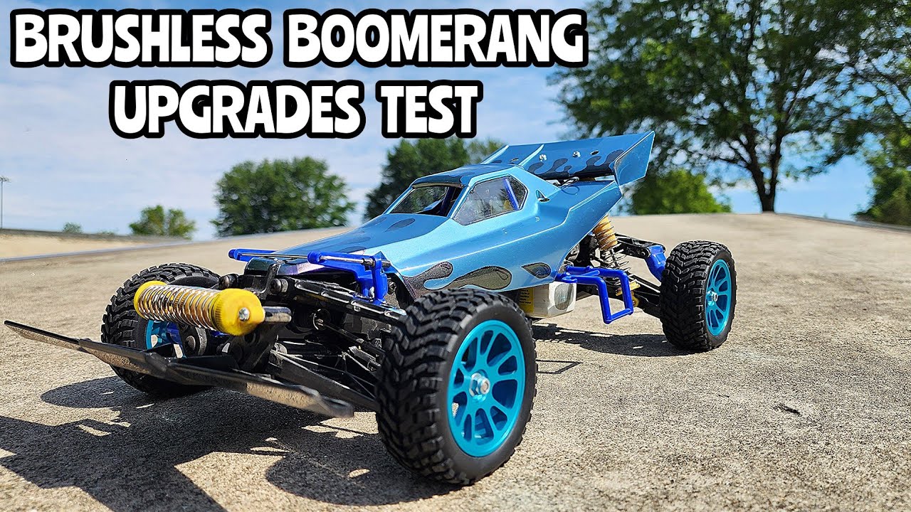 Tamiya Boomerang upgrades 3s speed test and breakage - YouTube