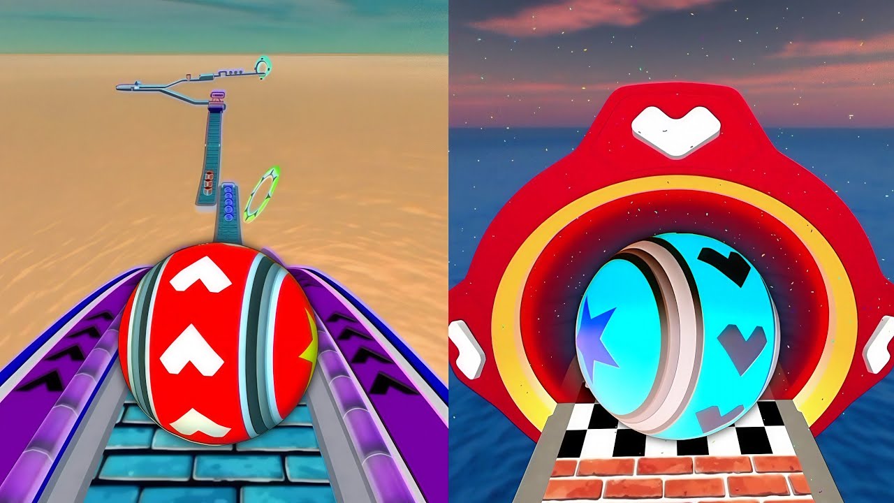 ⭕⭕Rolling Ball Sky Adventure Vs Reversed Gameplay SpeedRun Walk-through Level 121