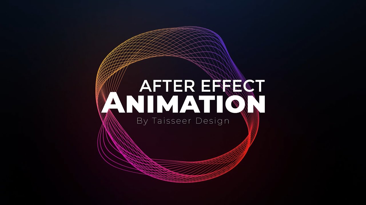 Gradient Typography Animation in After Effects 2020 - (No Plugins ...
