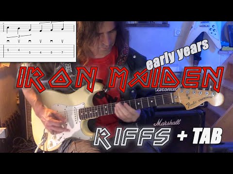 Iron Maiden Early Years Riffs | TAB | Cover | Tutorial