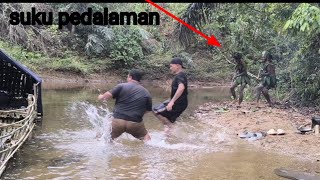 Cdaning Hujan Deras Di Hadang Suku Pedalaman Hutan Rimba Membuat Kami Lari Ketakutan
