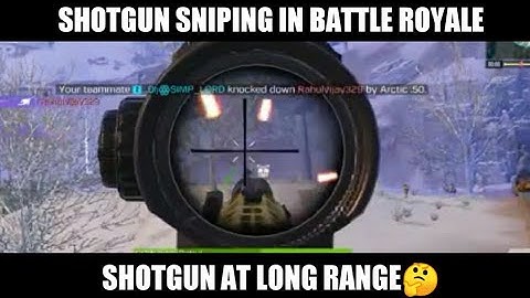 Sniping with BY15 shotgun in Battle Royale | Codm BR Custom Shotgun Sniping |