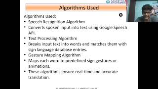 Sign language detection using android application