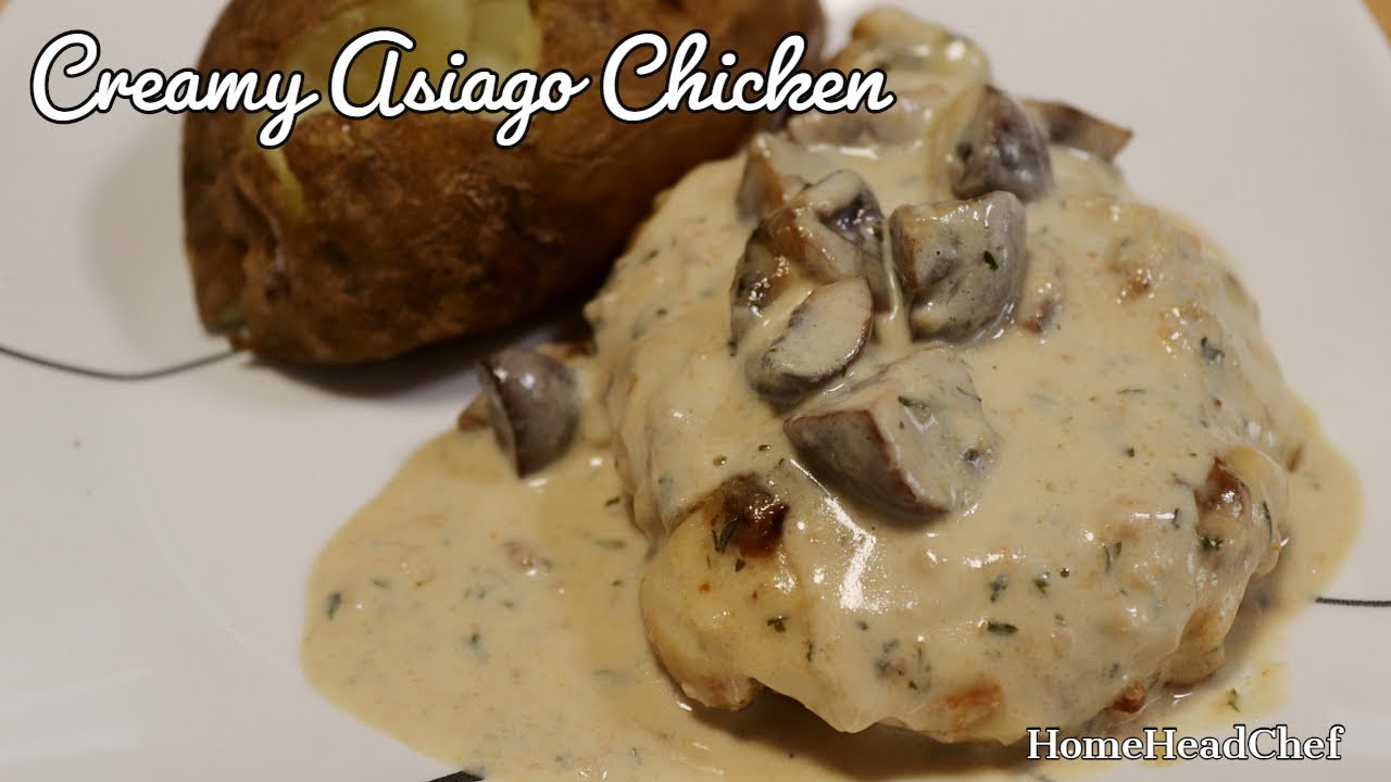 Creamy Asiago chicken