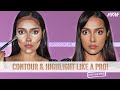 How To Contour And Highlight For Dusky Skin | Basic Contouring & Highlighting Tips | Nykaa