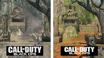 Call of Duty Black OPS 4 | Jungle Map Evolution | Black OPS 1 vs 4 Comparison