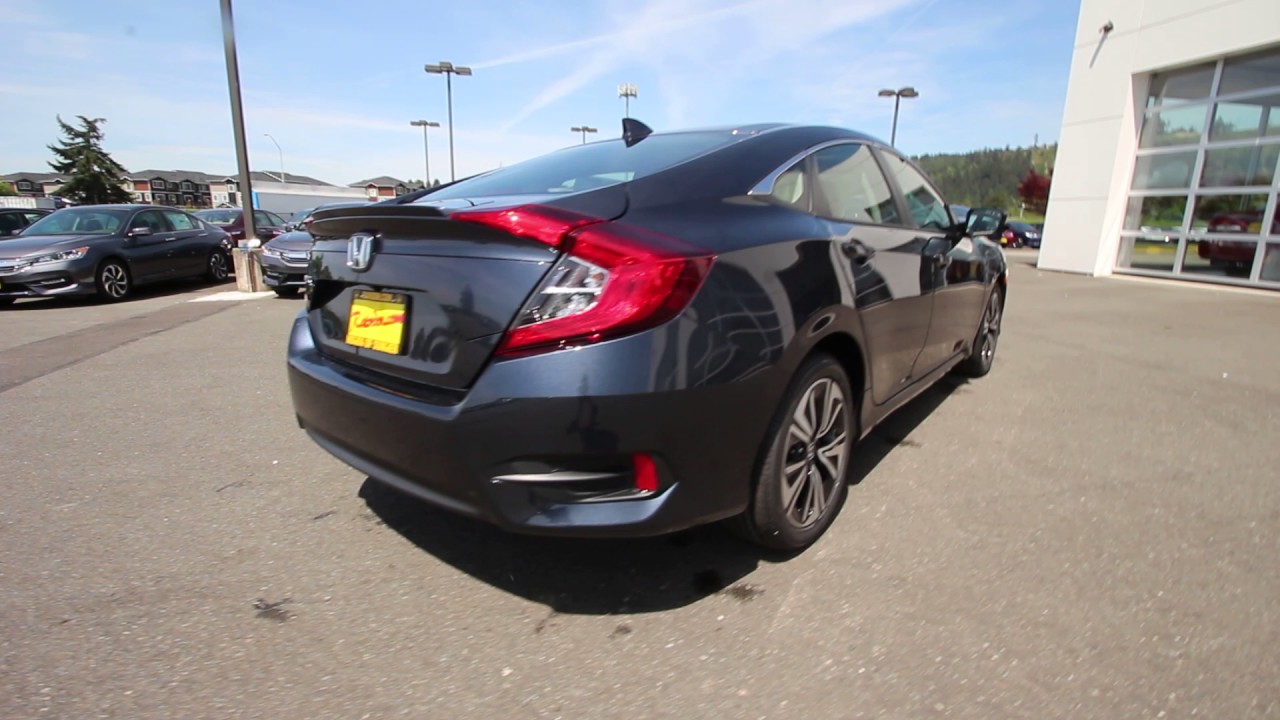 2017 Honda Civic Ex T Cosmic Blue Metallic Hh649947 Seattle 2017 Honda Civic Ex T Cosmic Blue Metallic Hh649947 Seattle Sumner