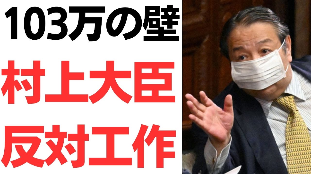 玉木雄一郎氏・村上誠一郎氏の103万円の壁をめぐる主張｜動画内容を整理のサムネイル