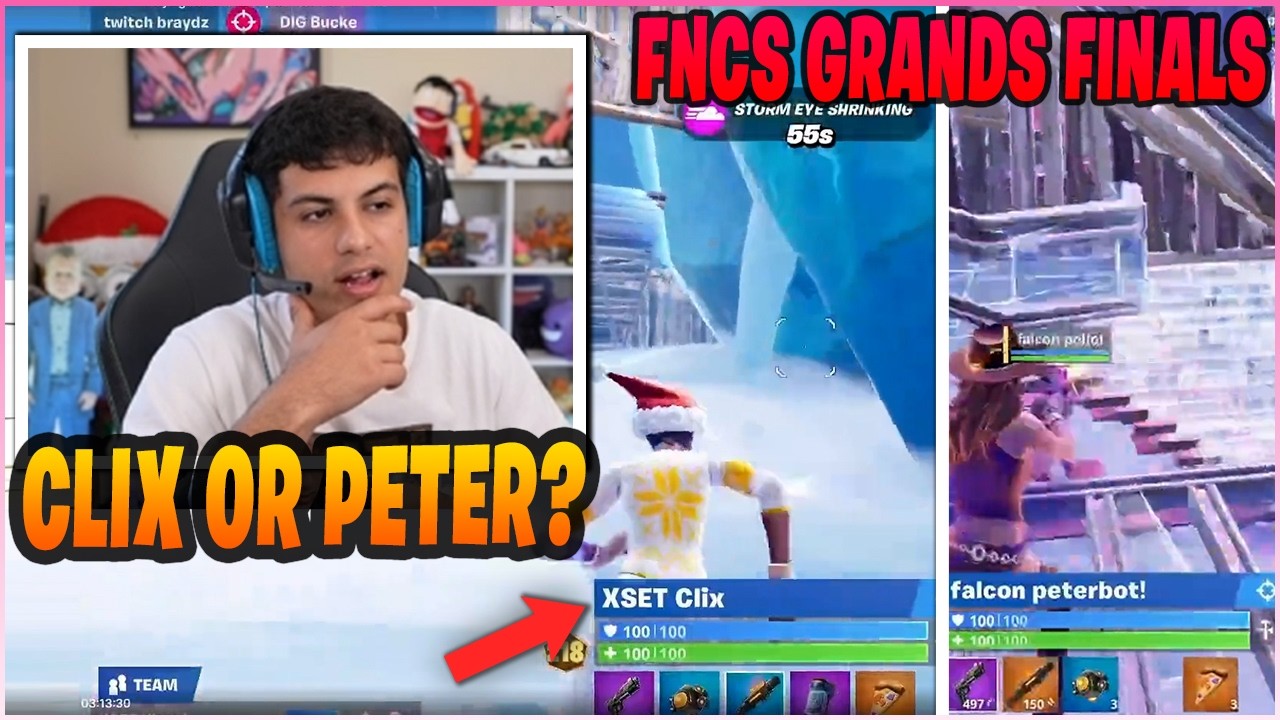 STABLE RONALDO SPECTATES CLIX & PETERBOT In FNCS GRAND FINALS! - YouTube