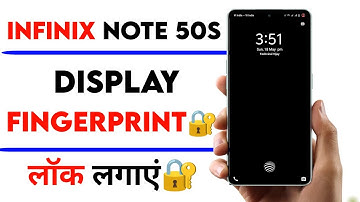 infinix note 50s display fingerprint lock setting | how to add display finger lock infinix note 50s