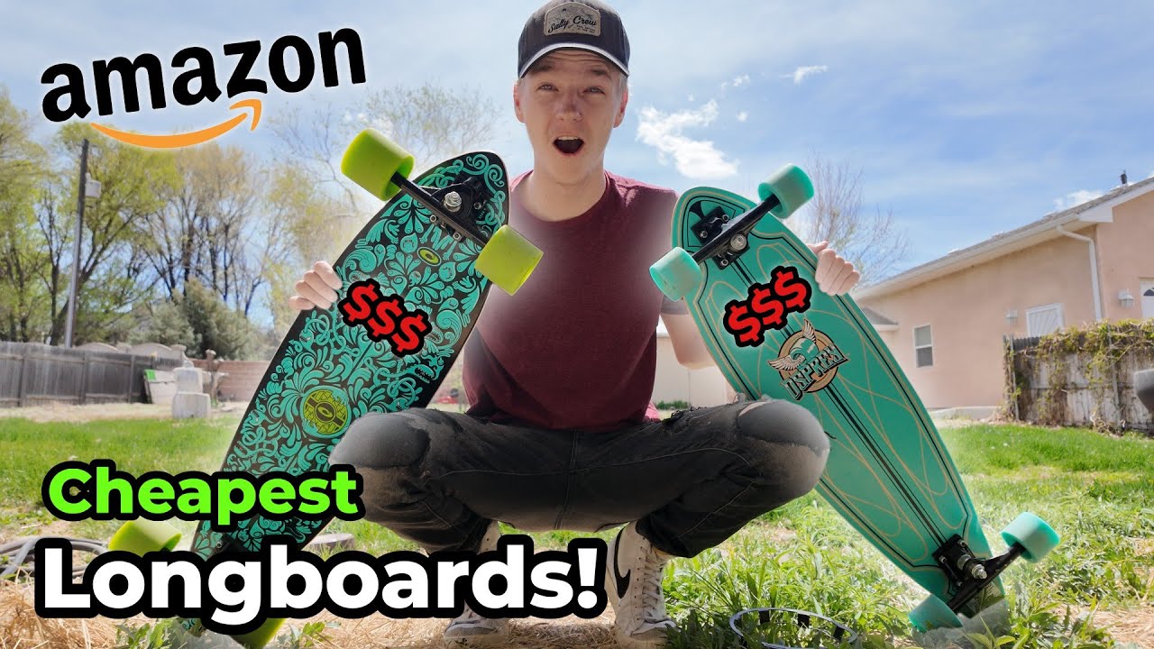 Amazon's Cheapest Longboards!! First Video in 4K! YouTube