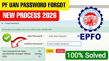 PF UAN Password Forgot 2026 | EPF Password Kaise Forgot Kare | PF UAN Password Bhul Gaye To Kya Kare