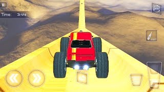Monster Truck Freestyle Stunt Racing Game | Monster truck game | truck driving racing 3d screenshot 2