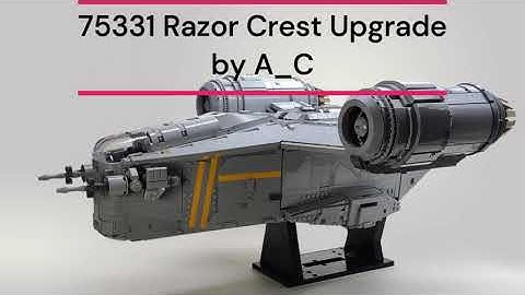 Lego MOD - 75331 Razor Crest Upgrade by A_C