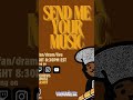 SEND ME YOUR MUSIC! We’re live on YouTube at 8:30 EST *link in bio