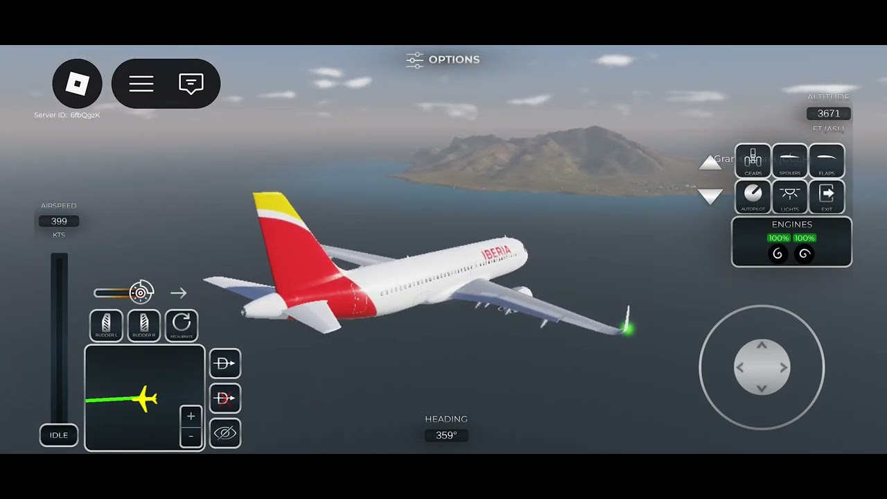 Full flight MDPC-GCLP Iberia A320 