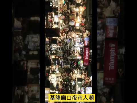 Night Market 基隆廟口夜市美食人潮