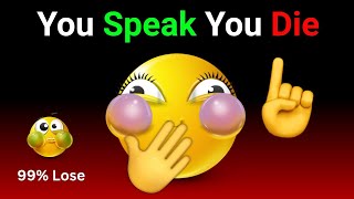 Dont Say 🫢 Anything While Watching This You Speak You Lose Resimi