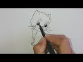 rasm chizish mushuk rasmini chizish как нарисовать кошка #рисовать#сhizish#rasm#draw