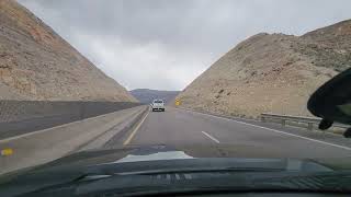 Driving I-15 South through Virgin River Canyon (March 2023)