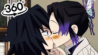 That's how SHINOBU FELL IN LOVE with TOMIOKATshinobu kochou x tomioka giyuu ❤ demon slayer vr