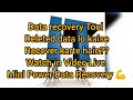 How to Recover Deleted Files of Pen drive HDD Memory card || Data Recovery 2025 || Power data tool.