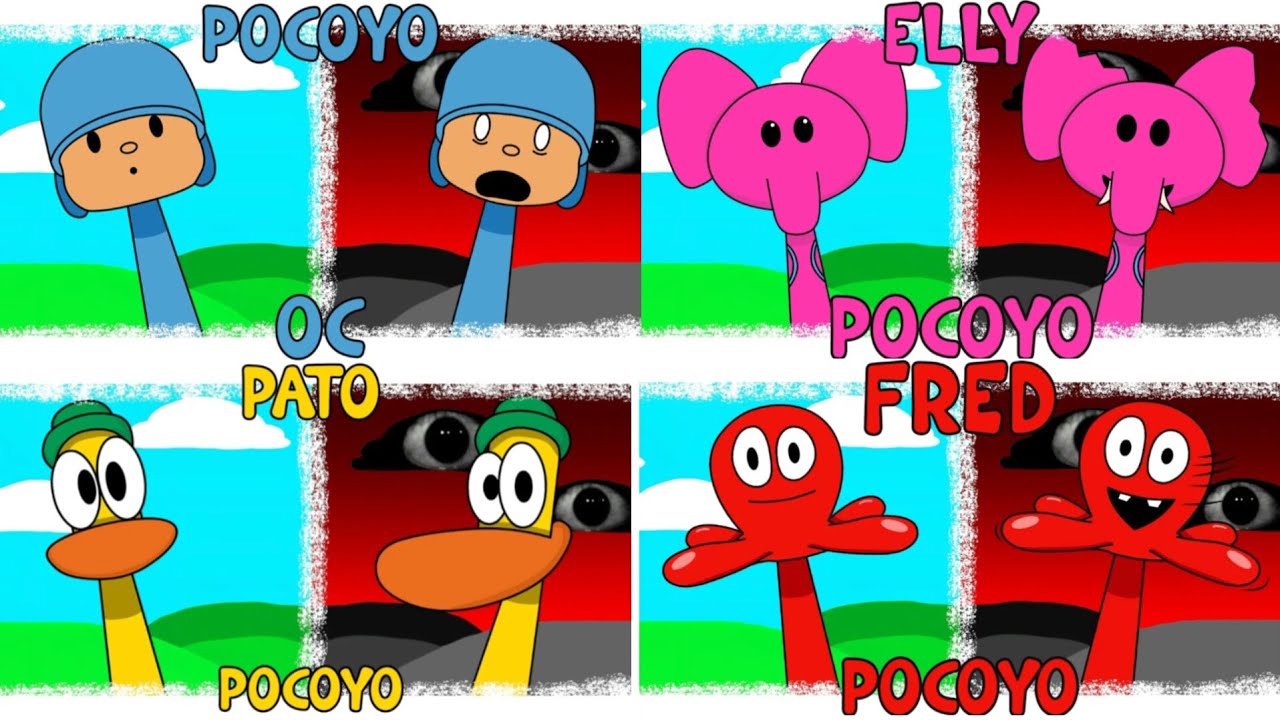 Sprunki OC Pocoyo All Character Phase 2 #sprunki  #incredibox #art #pocoyo #incrediboxsprunki 