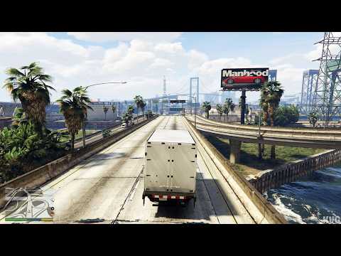 Grand Theft Auto 5 Enhanced - Maibatsu Mule - Gameplay (PC UHD) [4K60FPS]