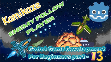 Make Enemy Follow Player - Kamikaze enemy ship - Godot Game Development Tutorial Part 13