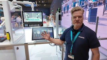 Siemens SPS 2025 autonomous factory behavior-based production with AMRs humanoid robot