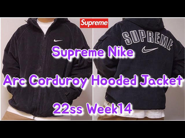 Supreme Nike Arc Corduroy Hooded Jacket 22ss Week14 ...