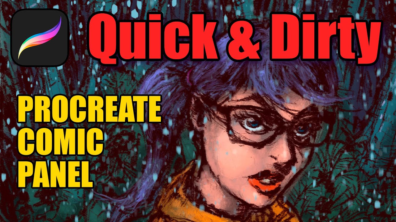 Creating Quick and Dirty Comic Panel in PROCREATE in the style of ...