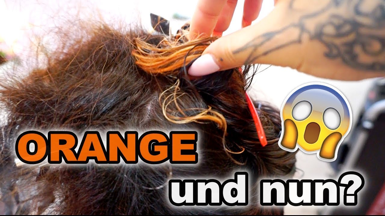 Haare Orange Nach Blondierung Und Nun Hairtransformation Jenny Konig Youtube