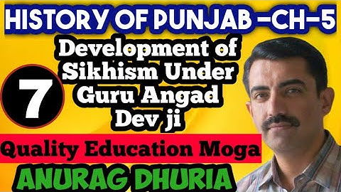 #ਸ਼੍ਰੀ ਗੁਰੂ ਅੰਗਦ ਦੇਵ ਜੀ ਦਾ ਸਿੱਖ ਧਰਮ ਦੇ ਵਿਕਾਸ ਵਿੱਚ ਯੋਗਦਾਨ #Shri Guru Angad Dev Ji #PSEB #Class12