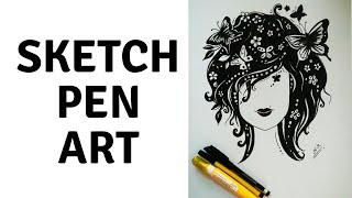 Simple Drawings Using Pen 1