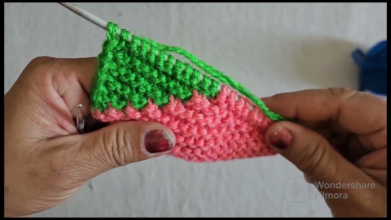 बिल्कुल नए डिजाइन का पायदान बनाए सिर्फ तीन रंगों से / Woolen Doormat