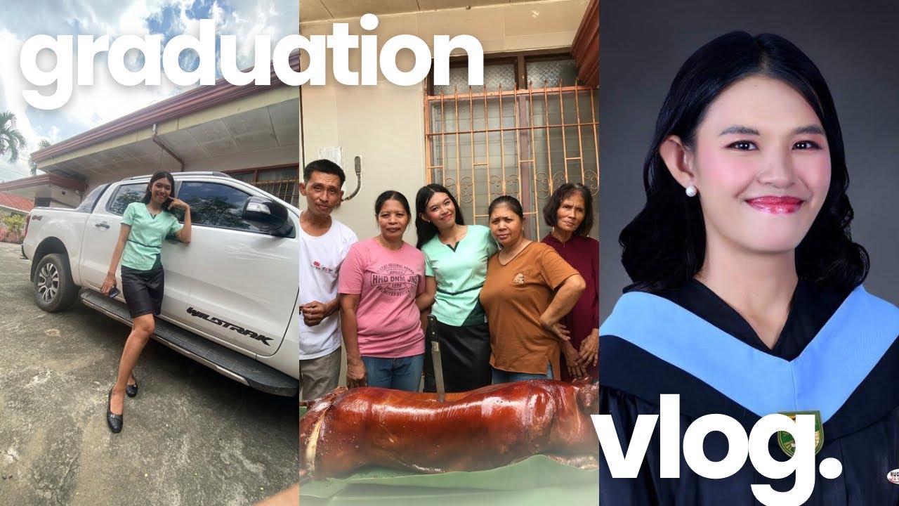Graduation vlog 👩🏻‍🎓📚| Baccalaureate mass + Proud Family💕