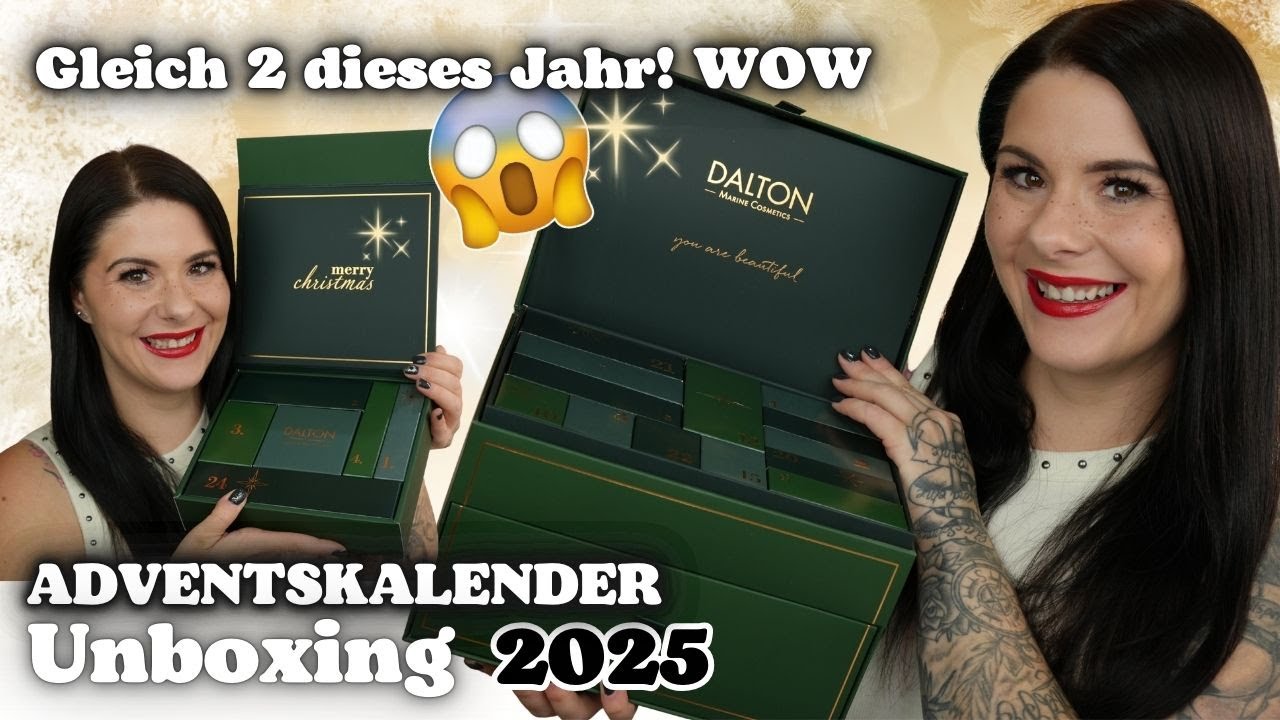 Dalton Cosmetics bringt 2 Adventskalender 2025 raus! 🎄 Unboxing + 20% sparen 💸
