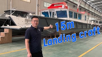 Construction of 15M landing craft in progress - 60% complete! 🚤🎉#landingcraft  #boatbuilding