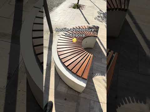 hostile landscape architecture #kosovo #travel #funny