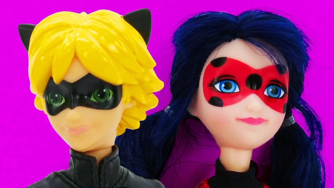 Ladybug and Cat Noir Family - Back to School Morning Routine ! Miraculous  Ladybug - Doll Stories 