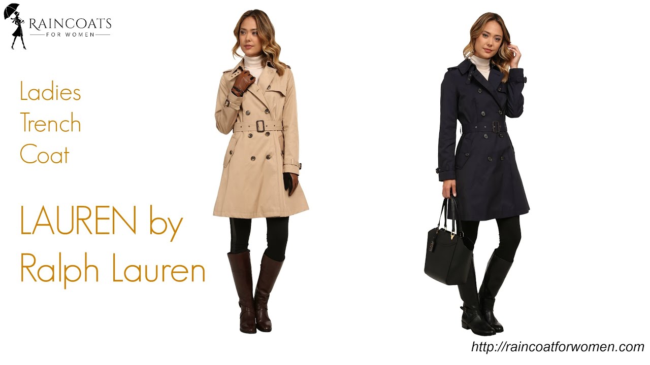 ralph lauren trench coat womens