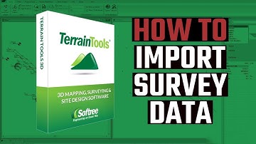Getting started with Softree Terrain Tools - Import Survey Data