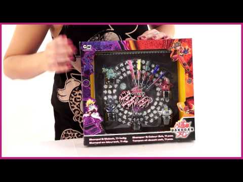 Набор для рисования Bakugan с 3D штампами, 11 предметов (BG90546)