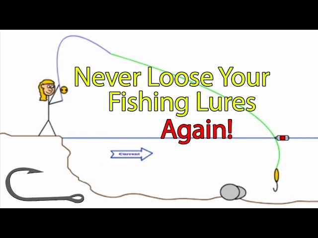 How to free a snagged fishing hook in a river (Genie in a bottle