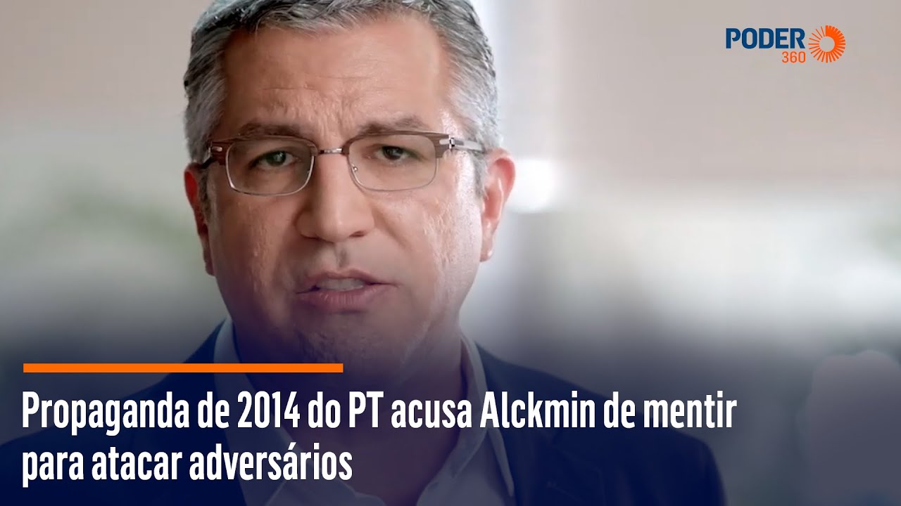 Propaganda de 2014 do PT acusa Alckmin de mentir para atacar adversários